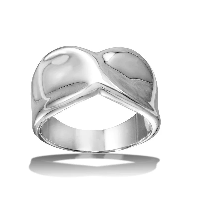 High Polished 925 Sterling Silver Twist Ring - CR00720