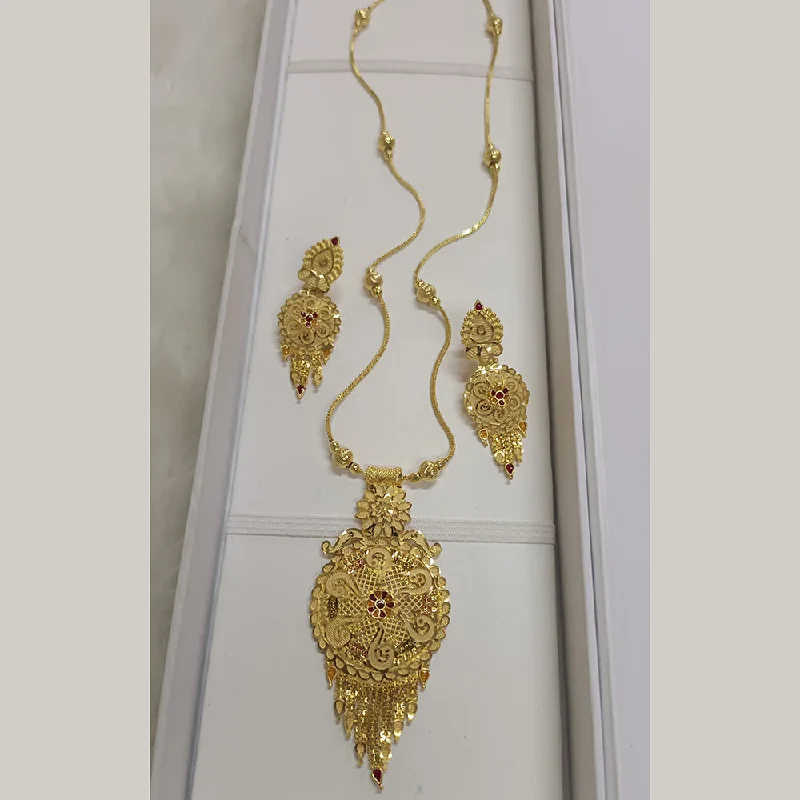 Pari Art Jewellery Forming Long Necklace Set