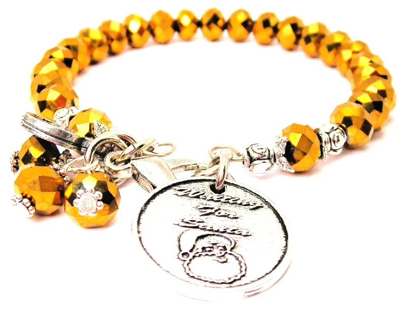 Waiting For Santa Splash Of Color Crystal Bracelet