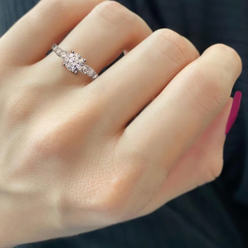 "The Alexandria"  Semi-Mount Diamond Ring