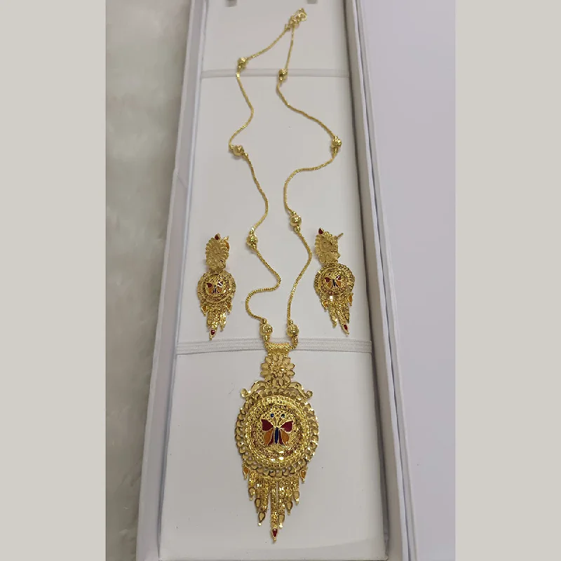 Pari Art Jewellery Forming Long Necklace Set