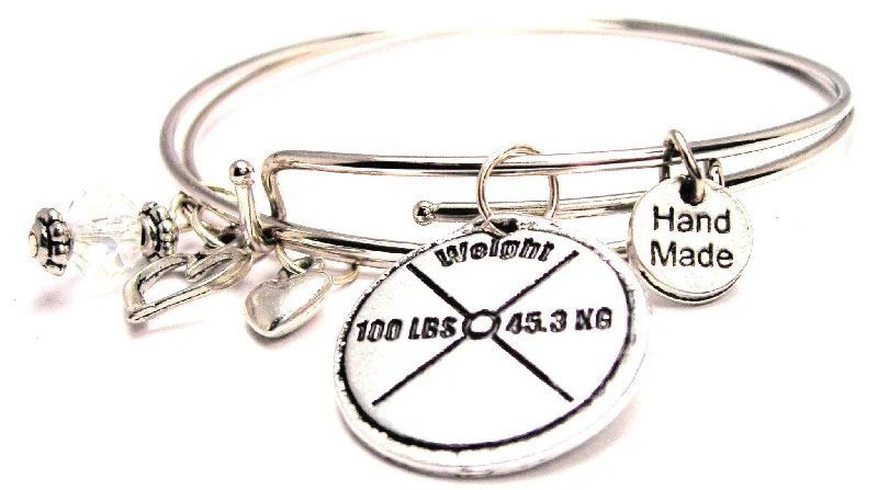 100 Lb Weight Expandable Bangle Bracelet Set