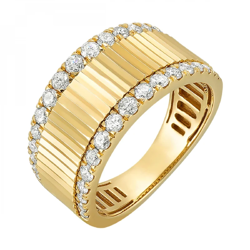 14K Yellow Gold 0.63cttw Diamond Ring