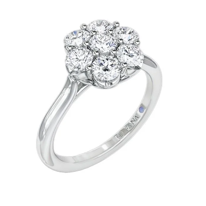 Fana Magnolia Diamond Ring in 14K White Gold