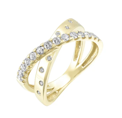 14K Yellow Gold & 0.50cttw Diamond Ring