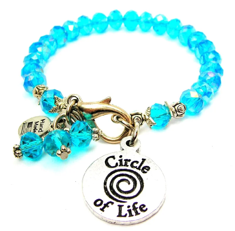 Circle Of Life Splash Of Color Crystal Bracelet