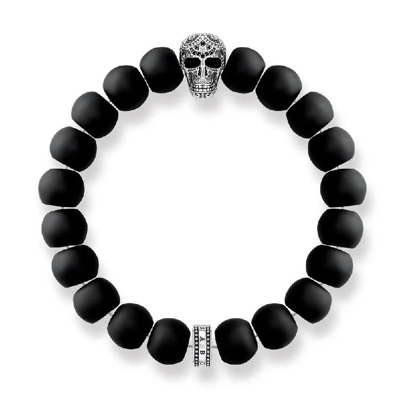 Bracelet with Scull Accent Bead