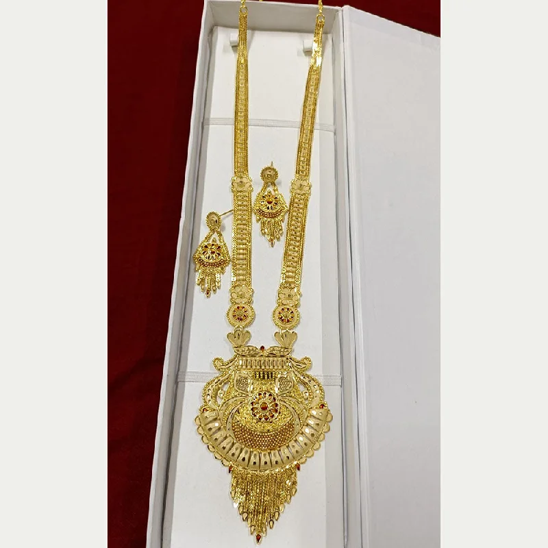 Pari Art Jewellery Forming Long Necklace Set